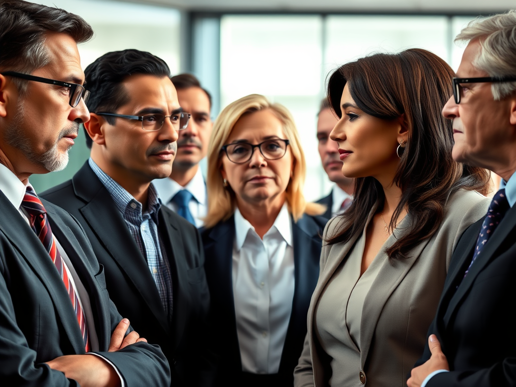 La représentation des personnes politiques en discussion